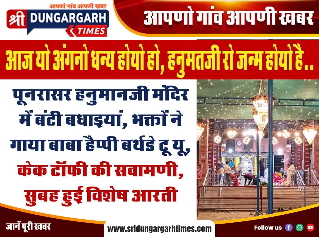 श्रीडूंगरगढ़ में 27 व 28 जनवरी को होगा बाबा रामदेव की मुर्ति स्थापना का महोत्सव, भक्तों ने शुरू की तैयारियां